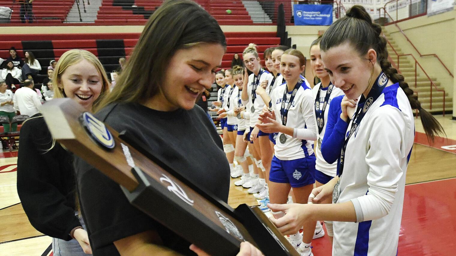 Linville Hill Christian girls net state Class 1A volleyball silver